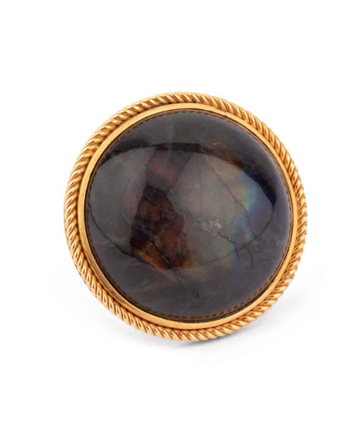 Caillou Paris Broche ancienne labradorite Chanda droite