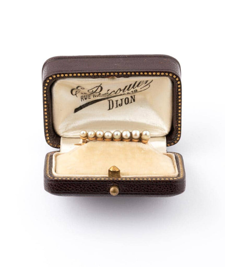Caillou Paris - Broche barrette ancienne Sidor ecrin