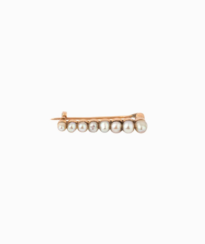 Caillou Paris - Broche barrette ancienne Sidor face