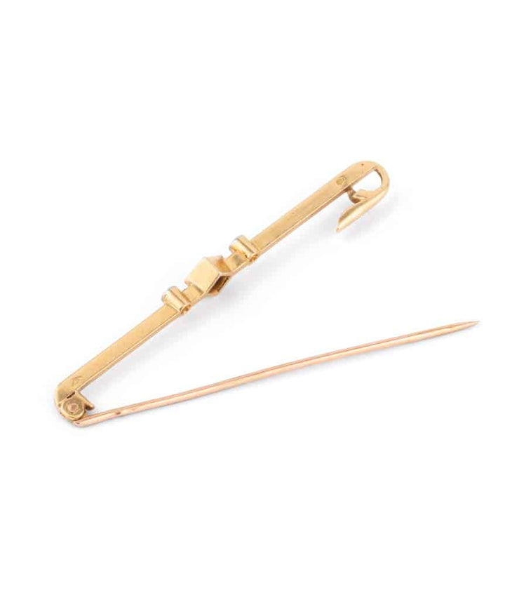 Caillou Paris Broche Barrette Ancienne Saphir Jeni Ouvert