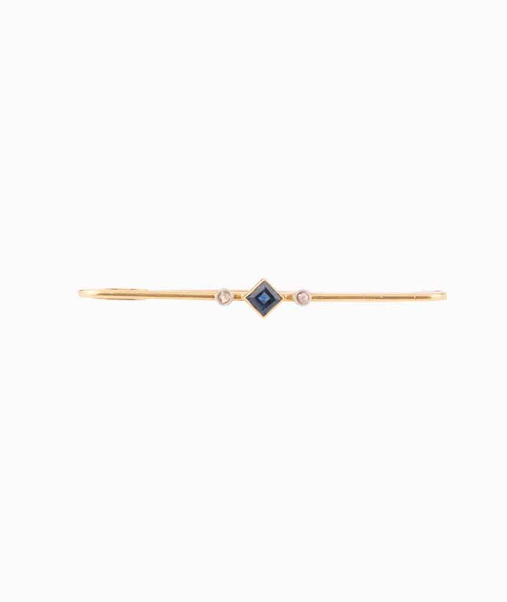 Caillou Paris Broche Barrette Ancienne Saphir Jeni