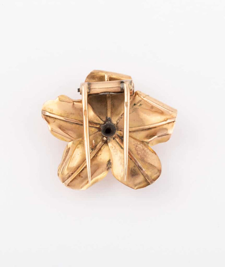 Caillou Paris - Broche fleur ancienne Glenn dos