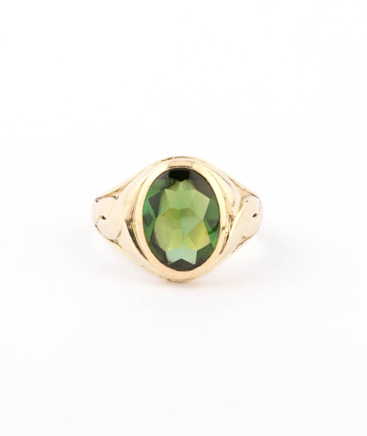 Caillou Paris Chevaliere Art Nouveau Tourmaline %22aoloa%22 Gros Plan 1