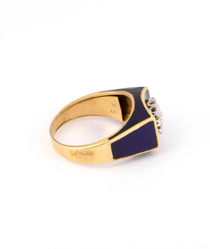 Caillou Paris - Chevaliere Art deco or Polia droite