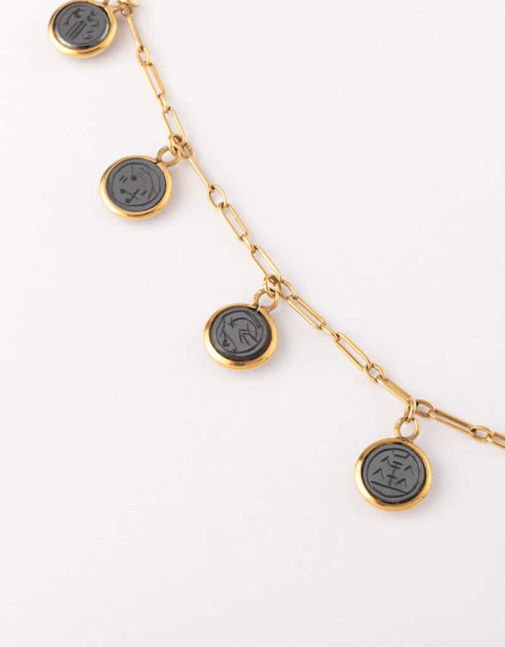 Caillou Paris - Collier Art deco Hadour gros plan 2