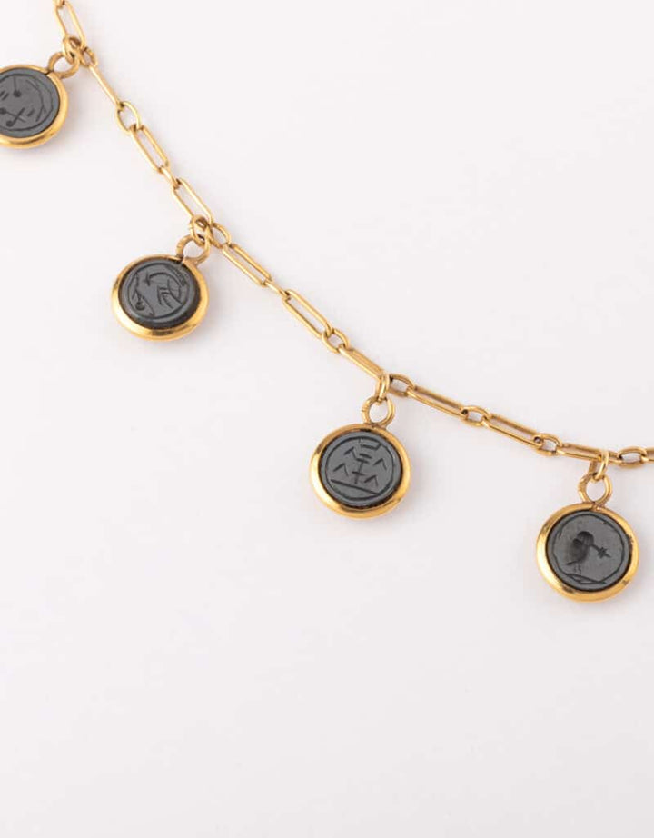 Caillou Paris - Collier Art deco Hadour gros plan 3
