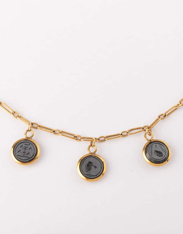 Caillou Paris - Collier Art deco Hadour gros plan 4