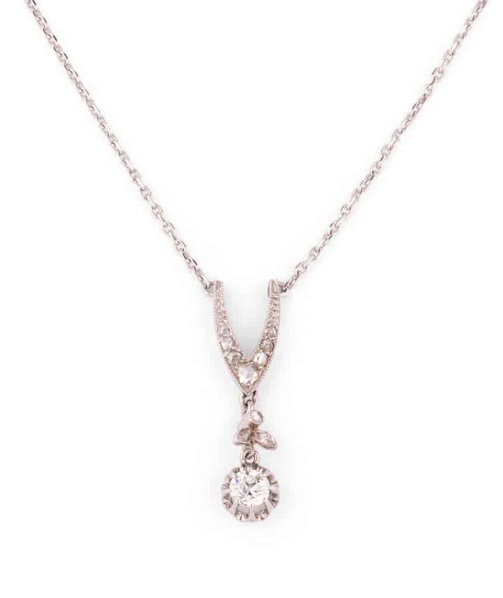 Caillou Paris Collier Art Deco Or Et Diamants Hedi Details