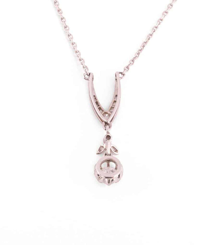 Caillou Paris Collier Art Deco Or Et Diamants Hedi Dos