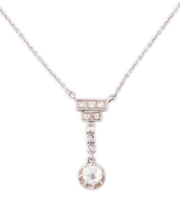 Caillou Paris Collier Art Deco Or Et Diamants Rori Centre