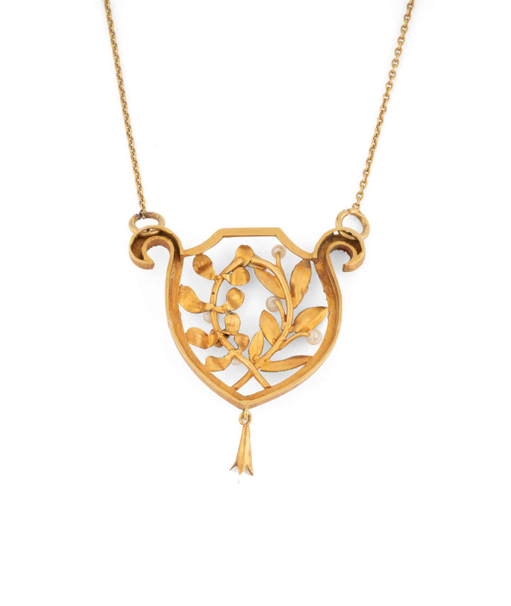 Caillou Paris Collier Art Nouveau Keahi Dos