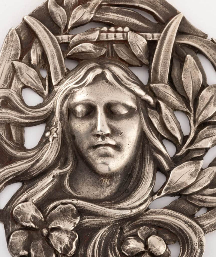 Caillou Paris - Collier Art nouveau argent Ewa detail