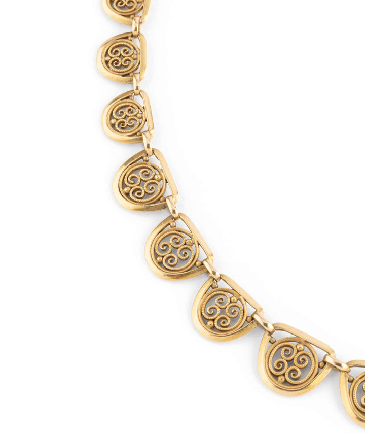 Caillou Paris Collier Ancien Or Joanie Detail 1