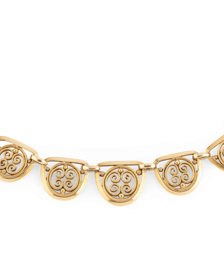 Caillou Paris Collier Ancien Or Joanie Detail 2