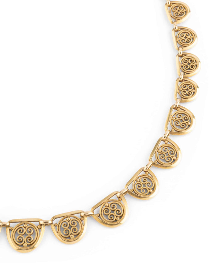 Caillou Paris Collier Ancien Or Joanie Detail 3