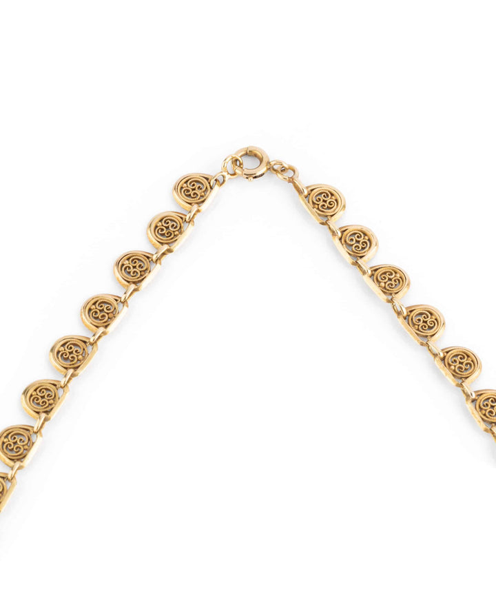 Caillou Paris Collier Ancien Or Joanie Detail Fermoir