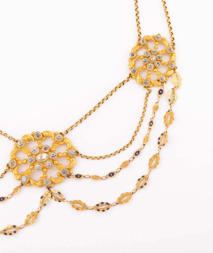 Caillou Paris - Collier ancien or Kira droite