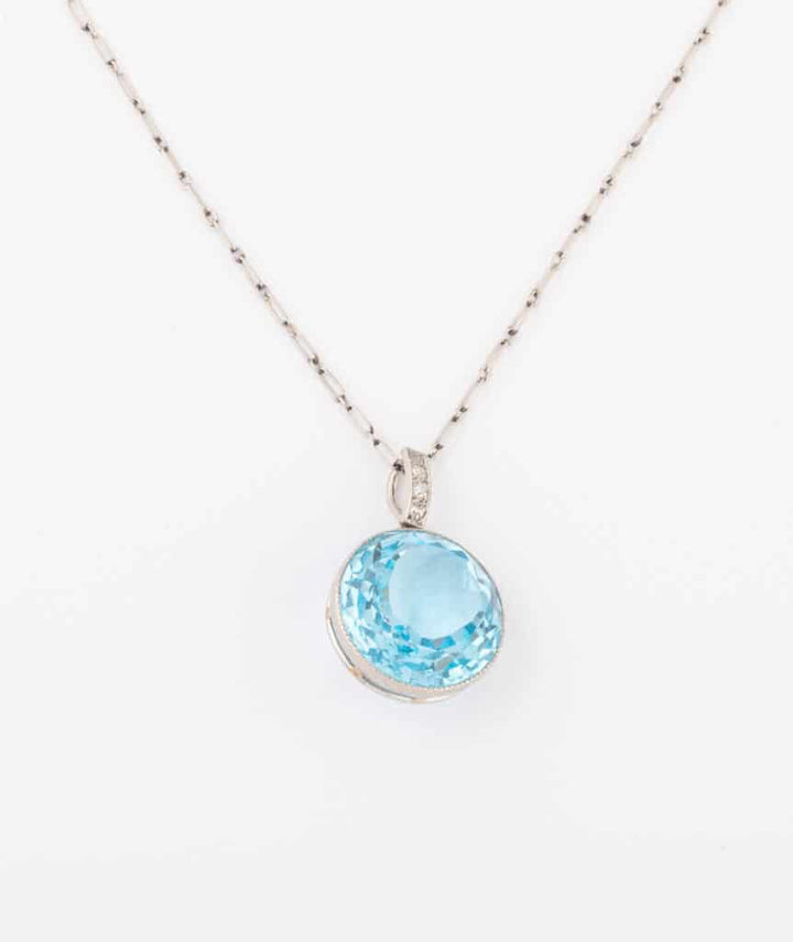 Caillou Paris Collier Ancien Topaze %22ifor%22 Profil