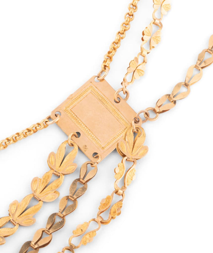Caillou Paris Collier D Esclavage D Origine Auvergnate Or Abela Details 1