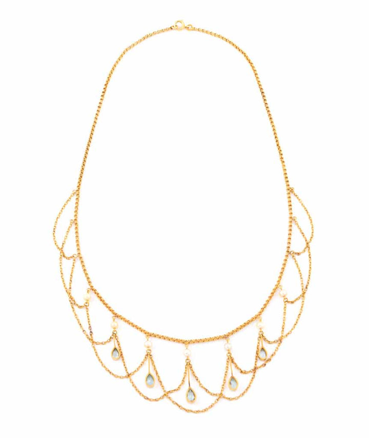 Caillou Paris - Collier draperie ancien "Fahra" dos