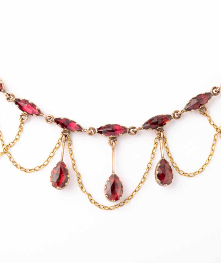 Caillou Paris - Collier draperie ancien Bilz detail 2