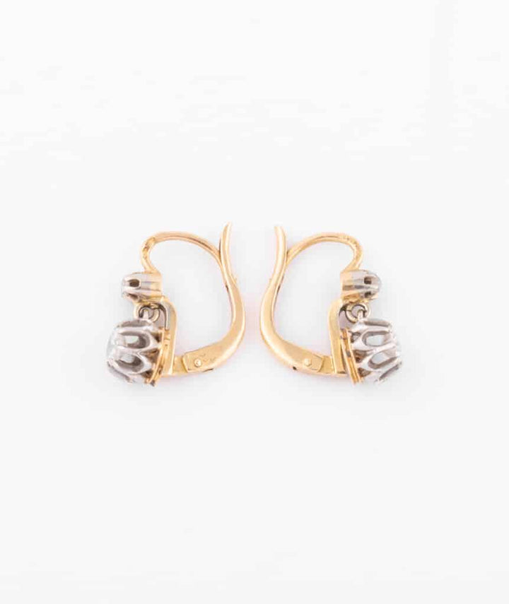 Caillou Paris Dormeuses Anciennes Diamants Liami Profil