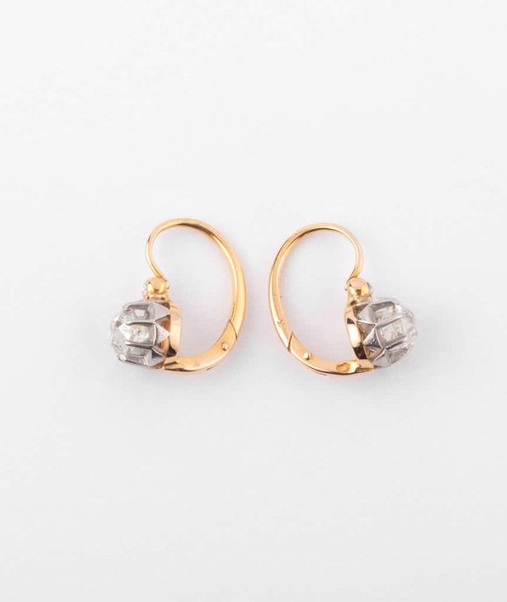 Dormeuses diamants "Hirkani" profil