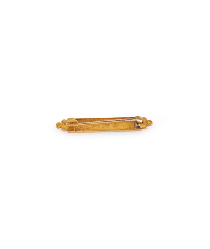Caillou Paris Epingle De Bavoir Ancienne Perles Swen Dos 1
