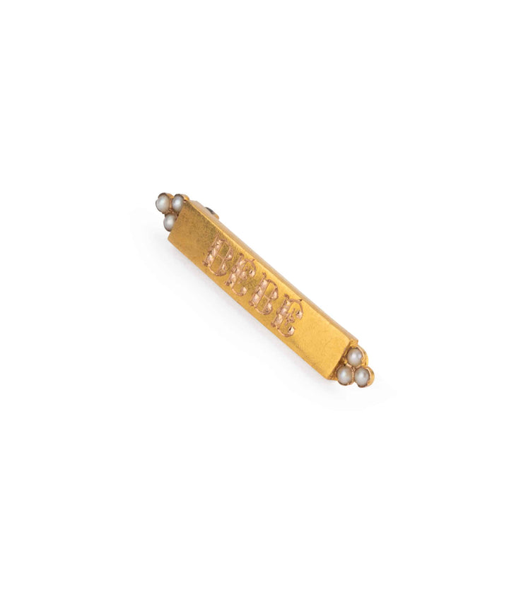 Caillou Paris Epingle De Bavoir Ancienne Perles Swen Droite
