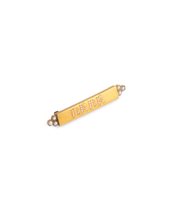Caillou Paris Epingle De Bavoir Ancienne Perles Swen Gauche