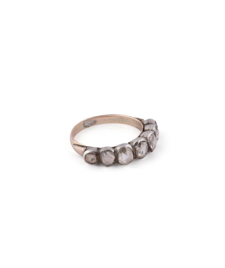 Jarretière ancienne diamants Rana cote droit