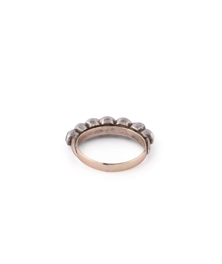Jarretière ancienne diamants Rana dos