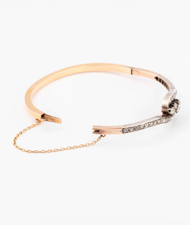 Caillou Paris Jonc Ancien Diamants %22zaria%22 Ouverture