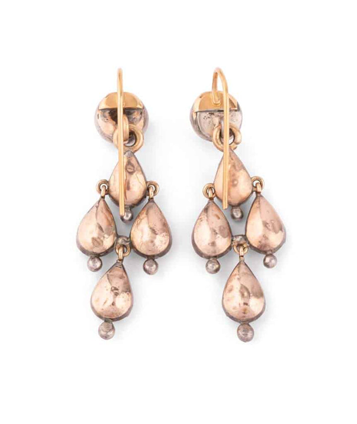 Caillou Paris Pendants D Oreilles D Origine Provençale Diamants Panfil Dos