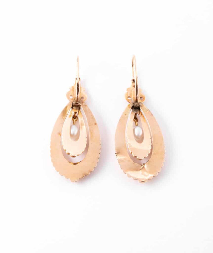 Caillou Paris - Pendants d'oreilles Icha dos