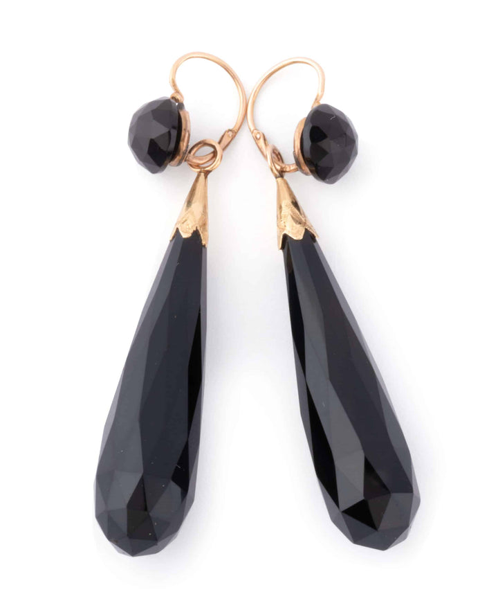 Caillou Paris Pendants Oreilles Anciennes Jais Dewi Profil