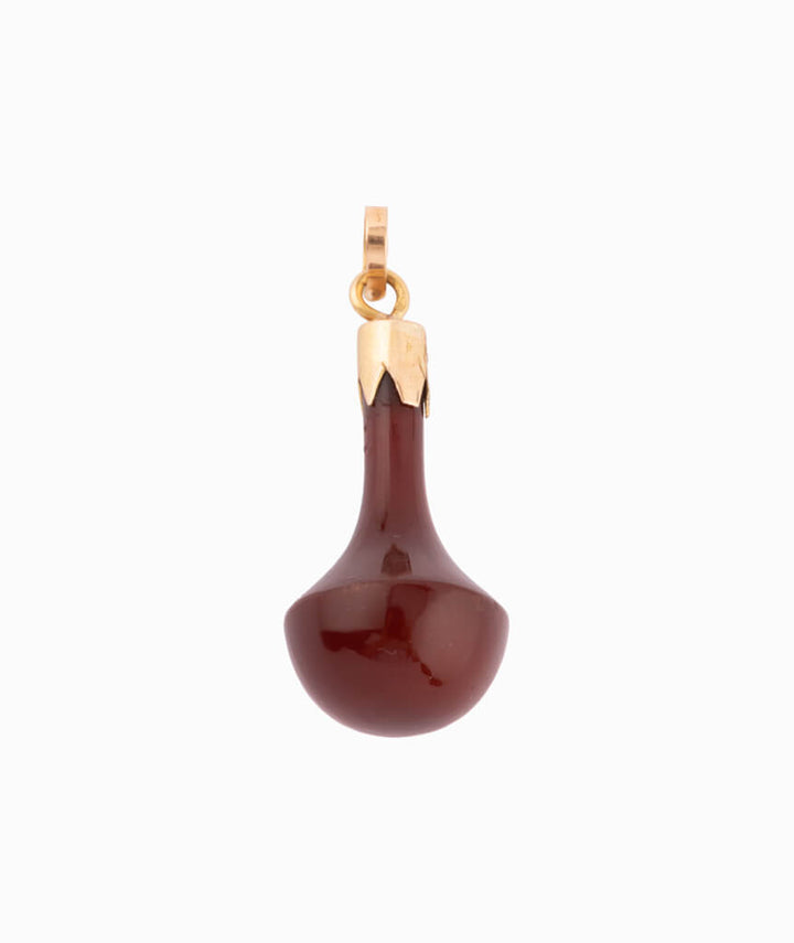 Caillou Paris Pendentif Ancien Cornaline Dil Droite