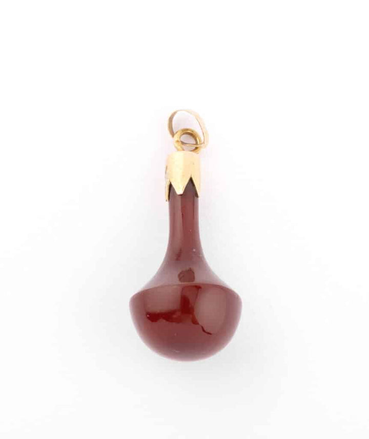 Caillou Paris Pendentif Ancien Cornaline Dil Gauche