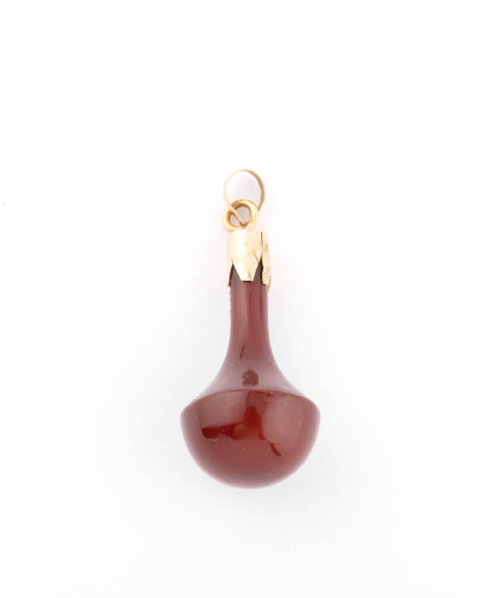 Caillou Paris Pendentif Ancien Cornaline Dil
