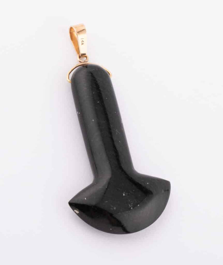 Caillou Paris Pendentif Ancien Obsidienne Meital Profil