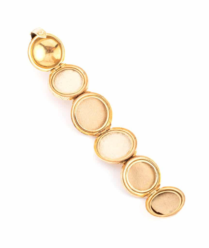 Pendentif ancien or Hanne ouvert entier