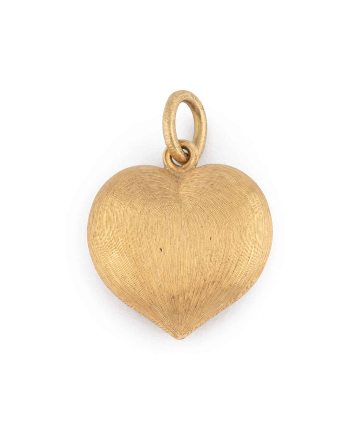 Caillou Paris - Pendentif Coeur Vintage Buccellati Gros Plan