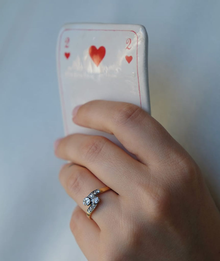 Bague toi et moi diamants "Marlee" ambiance
