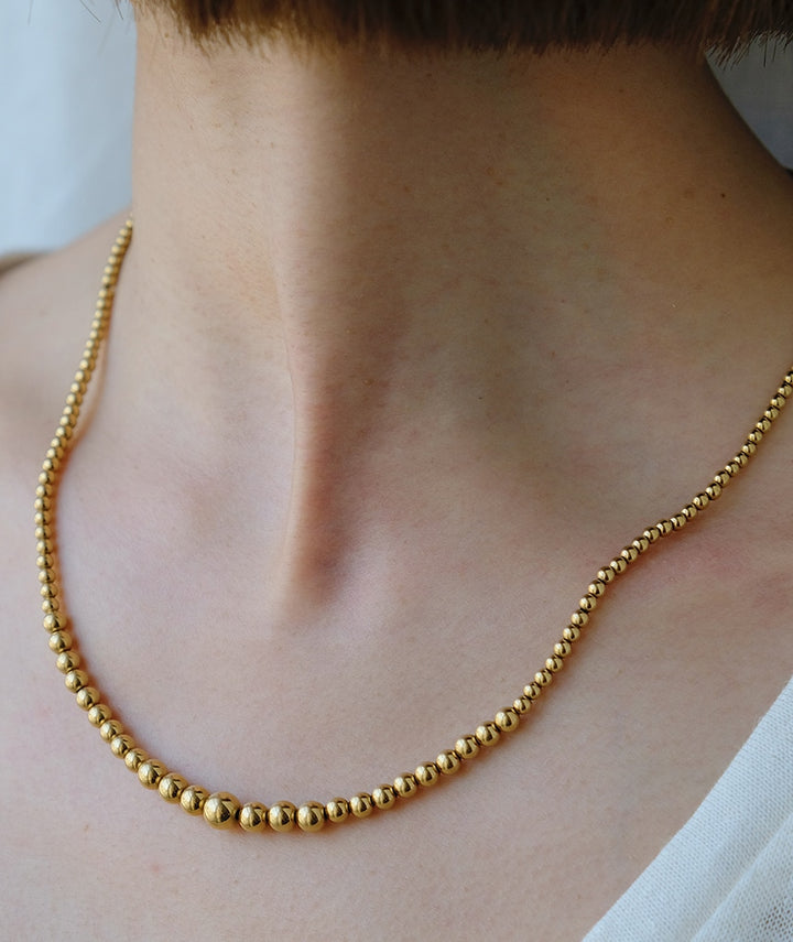 Collier marseillais ancien en or "Cobb" ambiance