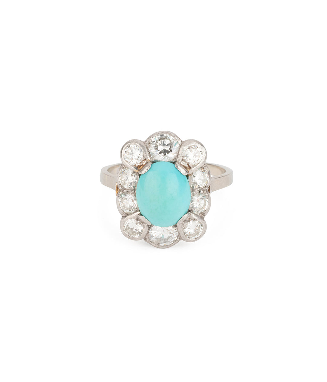 Bagues anciennes en turquoise