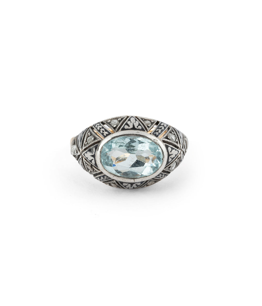 Bijoux anciens en aigue-marine