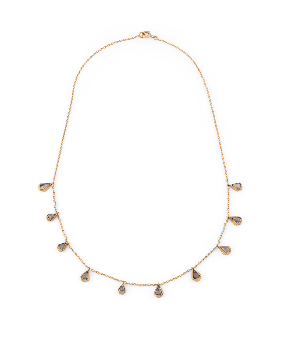 Ancien collier en diamants taille rose "Yuri" - Caillou Paris