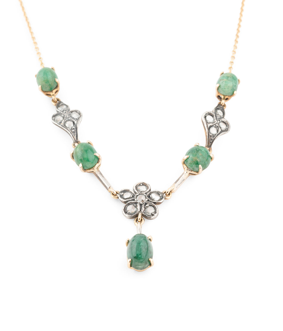Ancien-collier-emeraudes-diamants-Zyste-Caillou-Paris