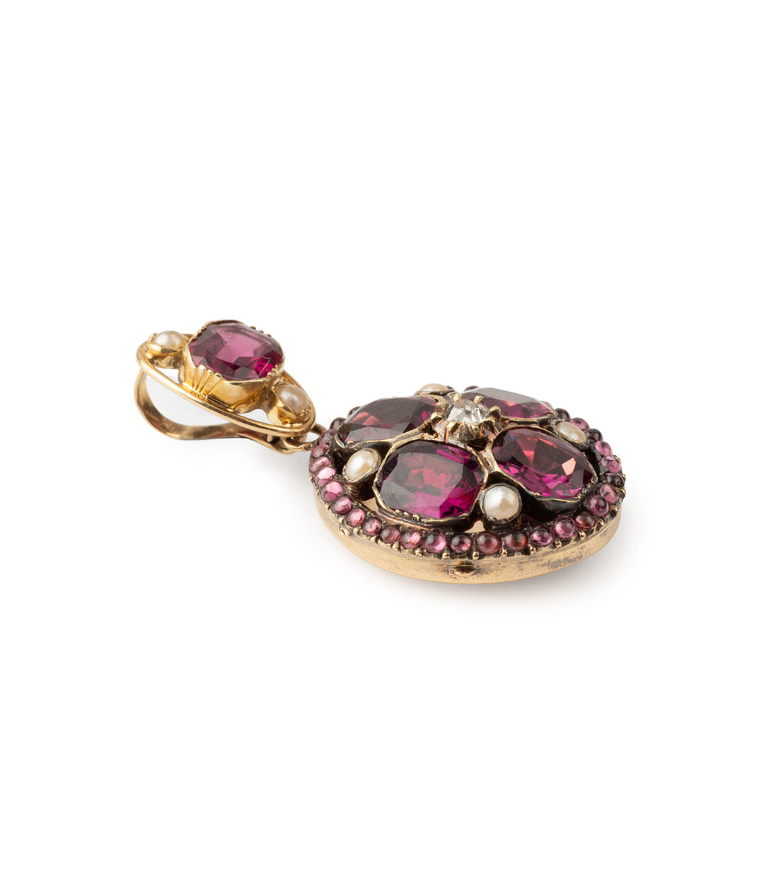 Ancien-pendentif-porte-souvenir-ancien-or-grenats-Zada