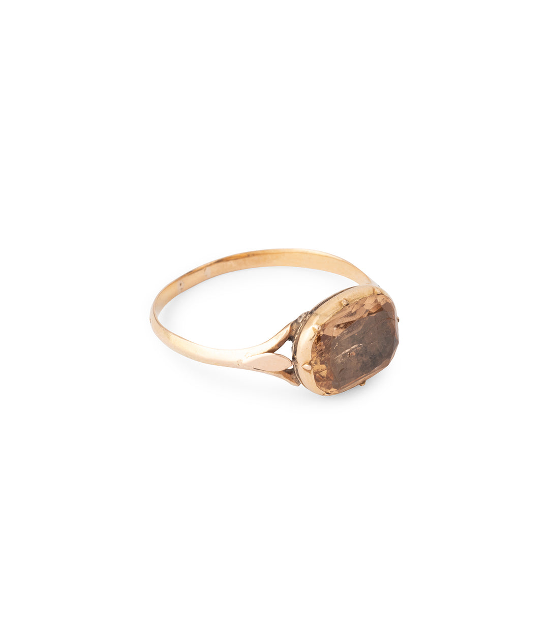 Ancienne-bague-citrine-or-rose-18k-Gil
